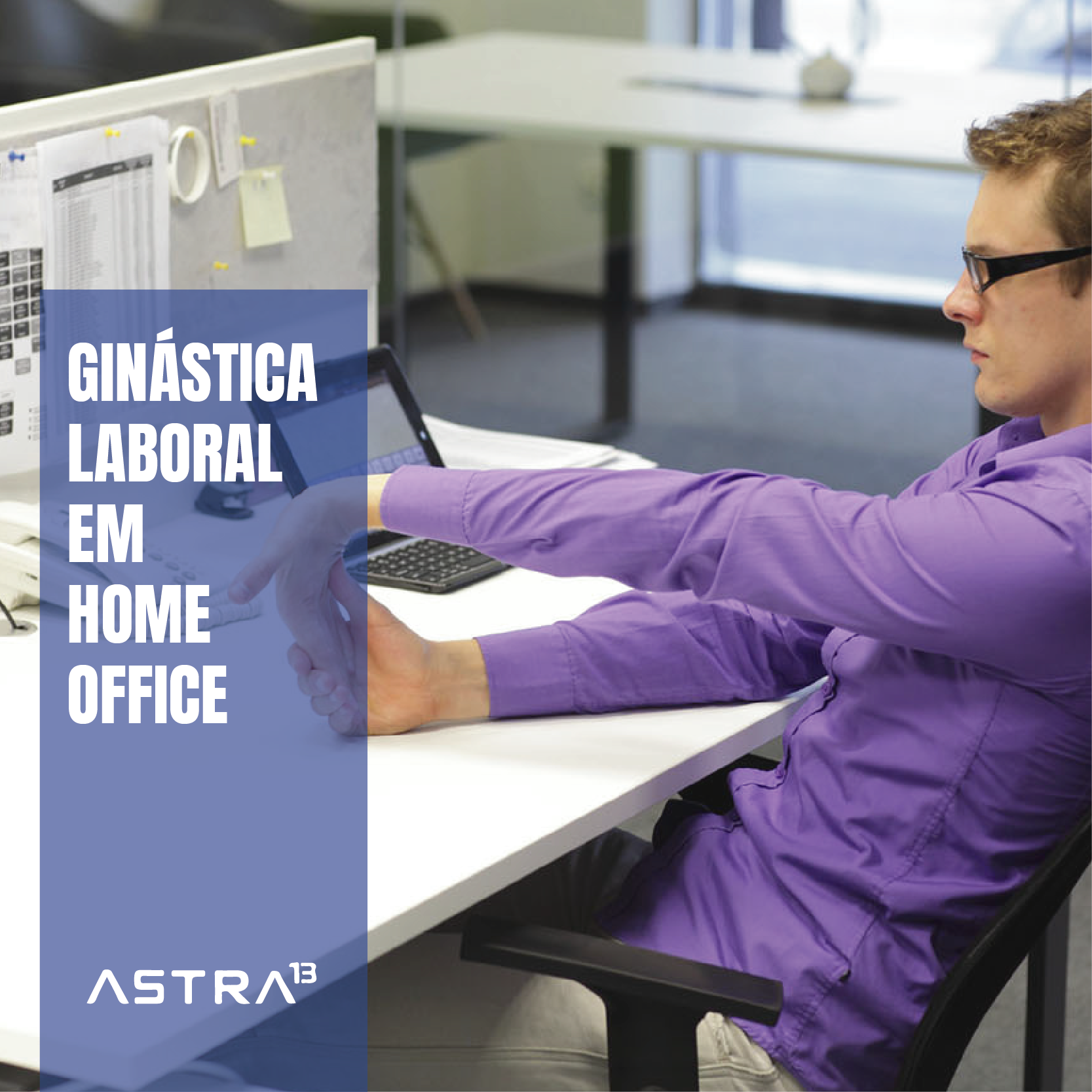 Ginástica Laboral em Home Office